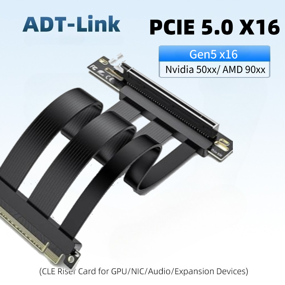 Pcie 4.0 X16 Riser Cable 90 Degree - Cabo Riser PCIE 5.0 x16, ideal