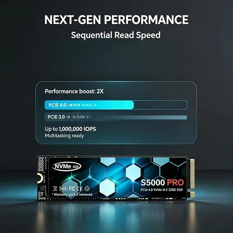 SSD NVMe M.2 PCIe 4.0 S5000 PR - M.2 Nvme 4Tb Pcie 4.0 Ssd avaliação e preço