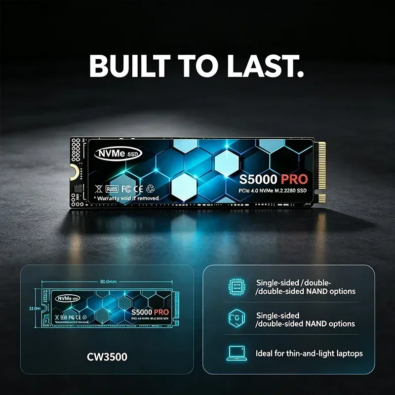 SSD NVMe M.2 PCIe 4.0 S5000 PR - M.2 Nvme 4Tb Pcie 4.0 Ssd avaliação e preço