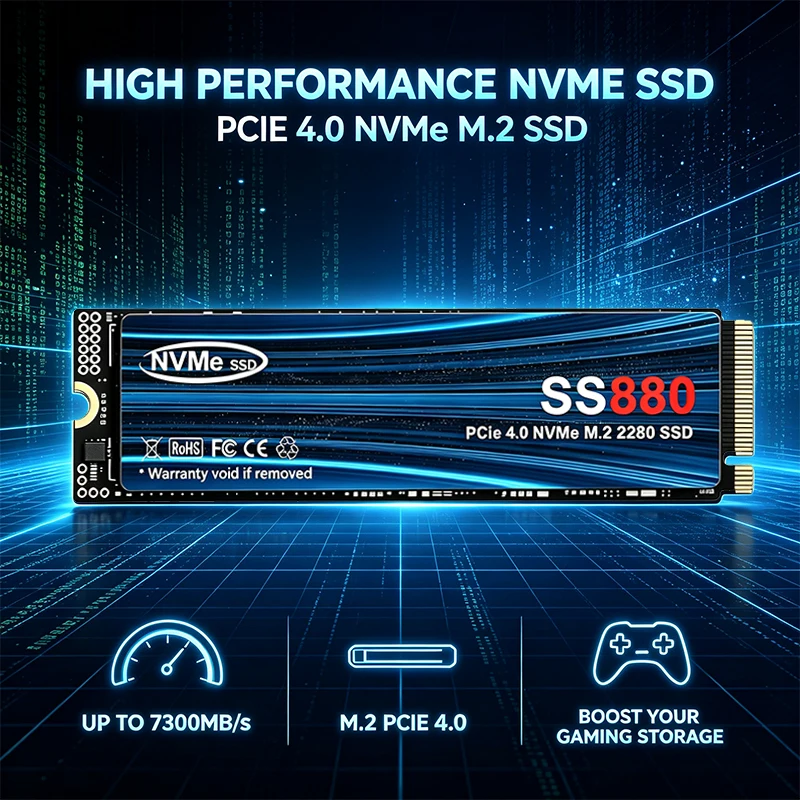SSD NVMe SS880 com unidade int - M.2 Nvme 4Tb Pcie 4.0 Ssd avaliação e preço