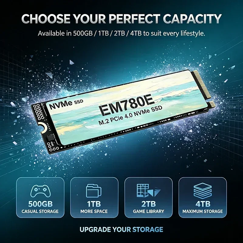SSD M.2 NVMe PCIe 4.0 EM780E 5 - M.2 Nvme 4Tb Pcie 4.0 Ssd avaliação e preço