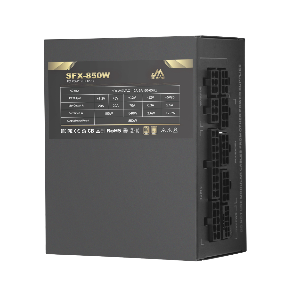 Fonte de alimentação modular S - Sfx Power Supply 850W Gold avaliação e preço