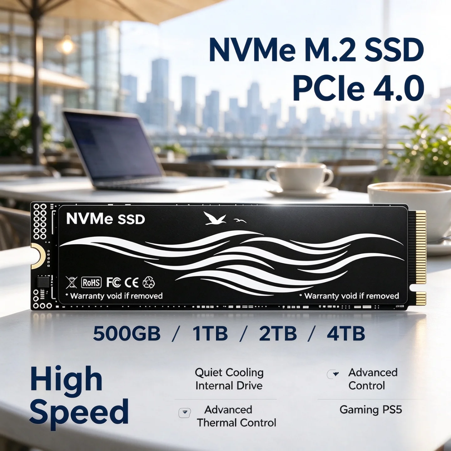SSD NVMe M.2 PCIe 4.0 com Refr - M.2 Nvme 4Tb Pcie 4.0 Ssd avaliação e preço