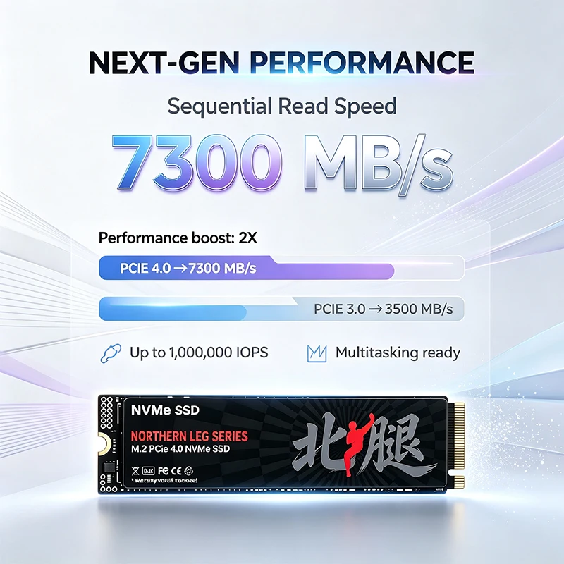 SSD NVMe NORTHERN LEG de 7300  - M.2 Nvme 4Tb Pcie 4.0 Ssd avaliação e preço