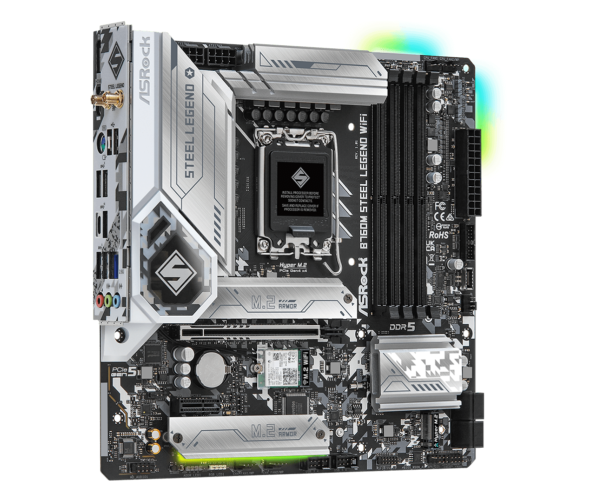 Placa-mãe ASROCK B760M STEEL L - Lga 1700 Ddr5 Itx Motherboard avaliação e preço