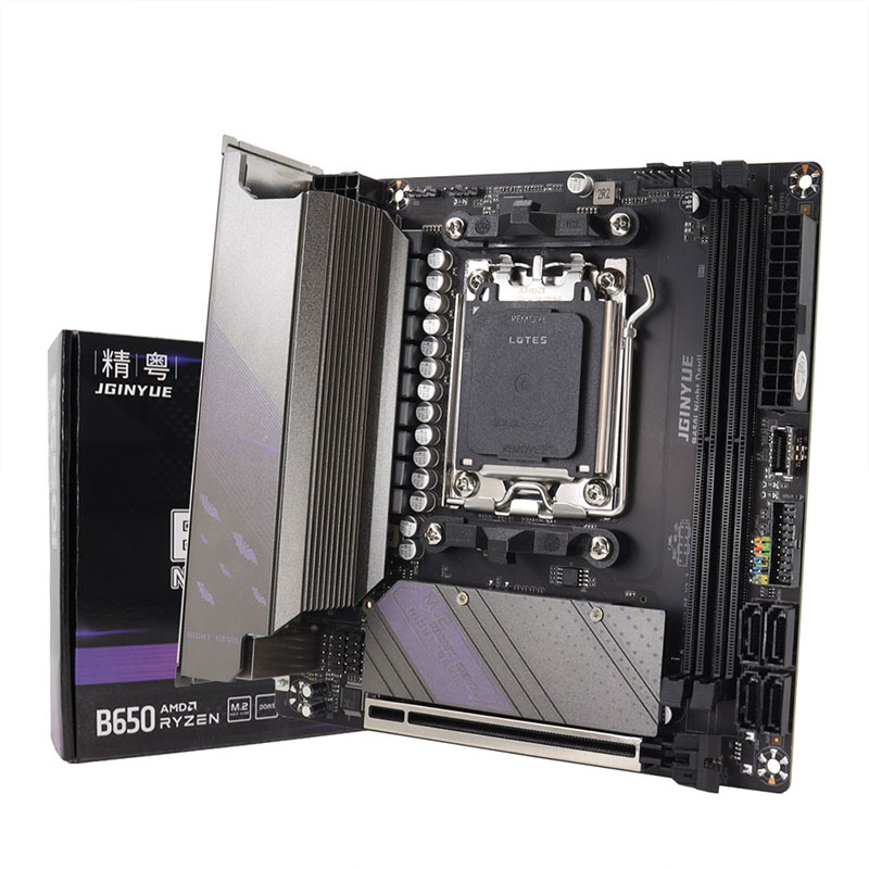 Placa-mãe JGINYUE AM5 Suporta  - B650 Itx Motherboard Wifi avaliação e preço