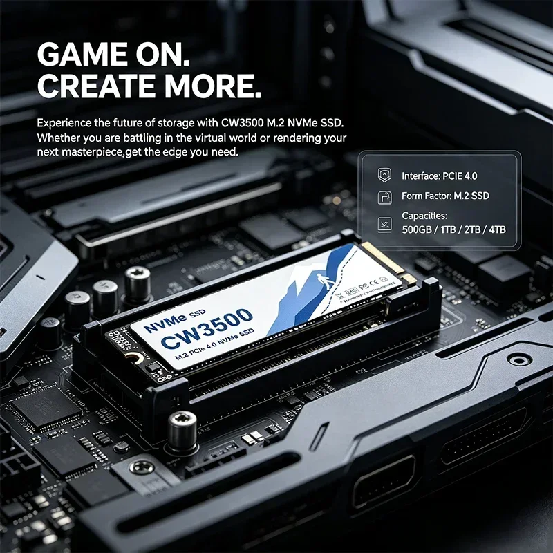SSD NVMe CW3500 7300MB/s PCIe  - M.2 Nvme 4Tb Pcie 4.0 Ssd avaliação e preço