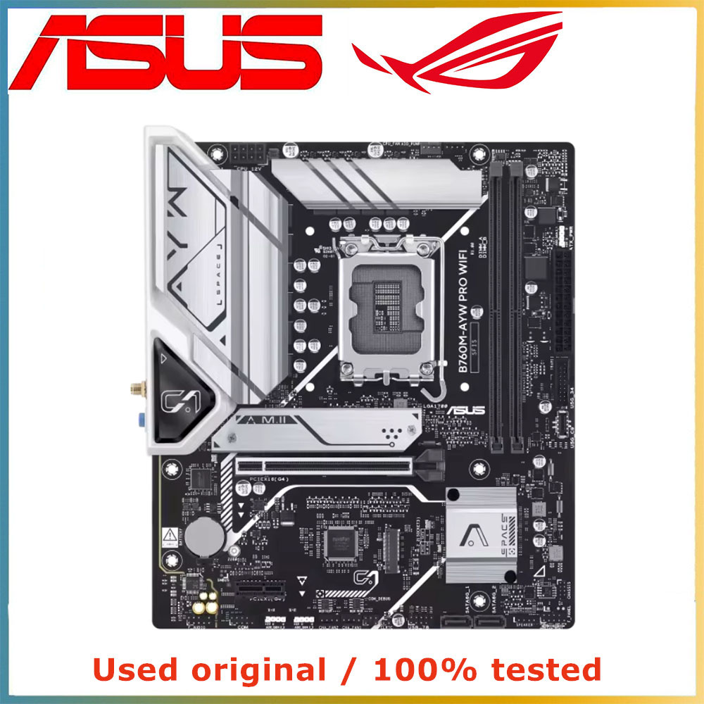 Placa-mãe ASUS B760M-AYW PRO W - Lga 1700 Ddr5 Itx Motherboard avaliação e preço