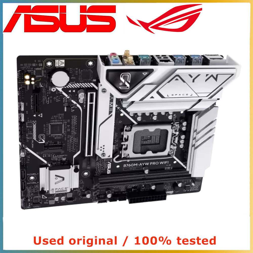 Placa-mãe ASUS B760M-AYW PRO W - Lga 1700 Ddr5 Itx Motherboard avaliação e preço