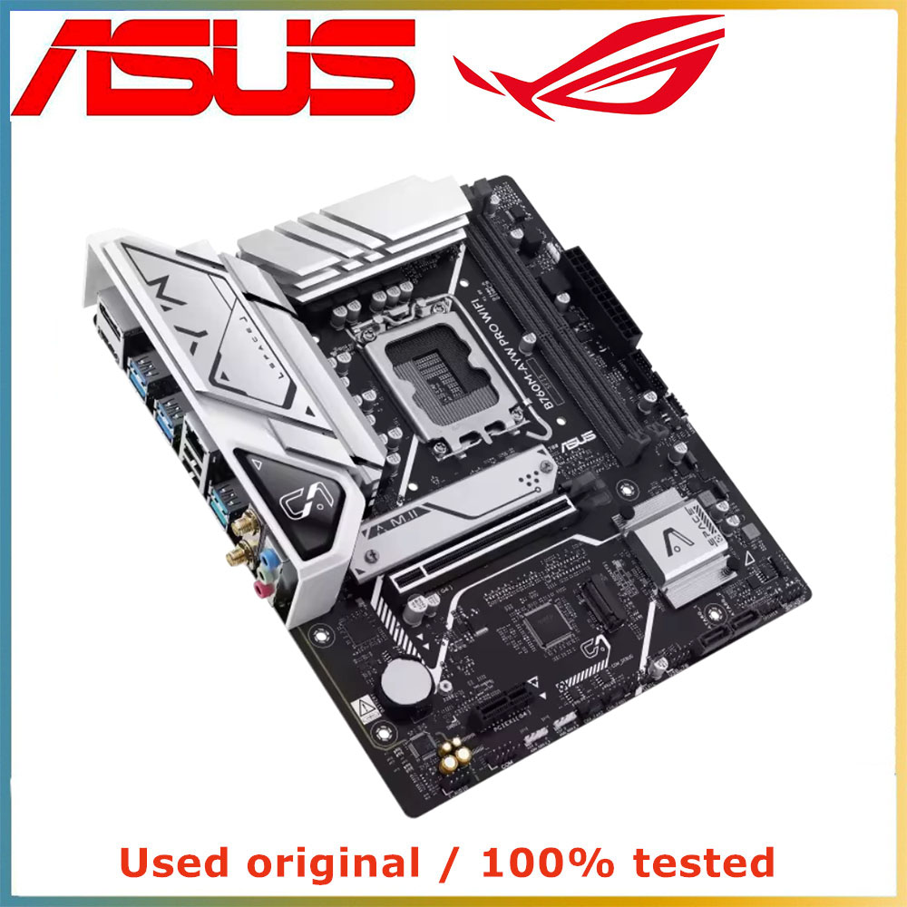 Placa-mãe ASUS B760M-AYW PRO W - Lga 1700 Ddr5 Itx Motherboard avaliação e preço