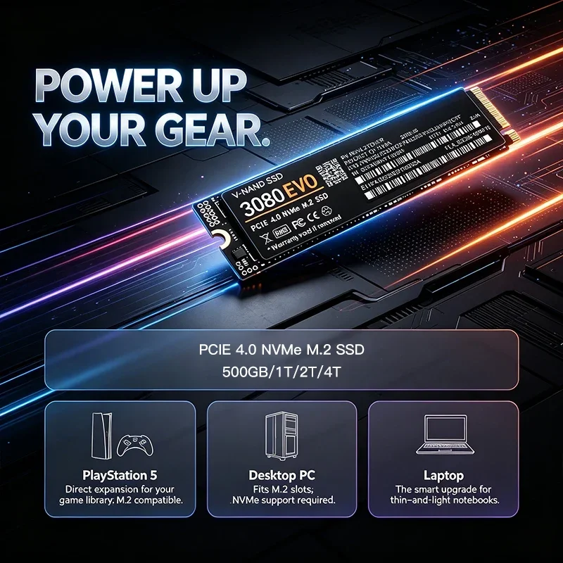 3080 EVO 1TB 2TB 4TB SSD M.2 N - M.2 Nvme 4Tb Pcie 4.0 Ssd avaliação e preço