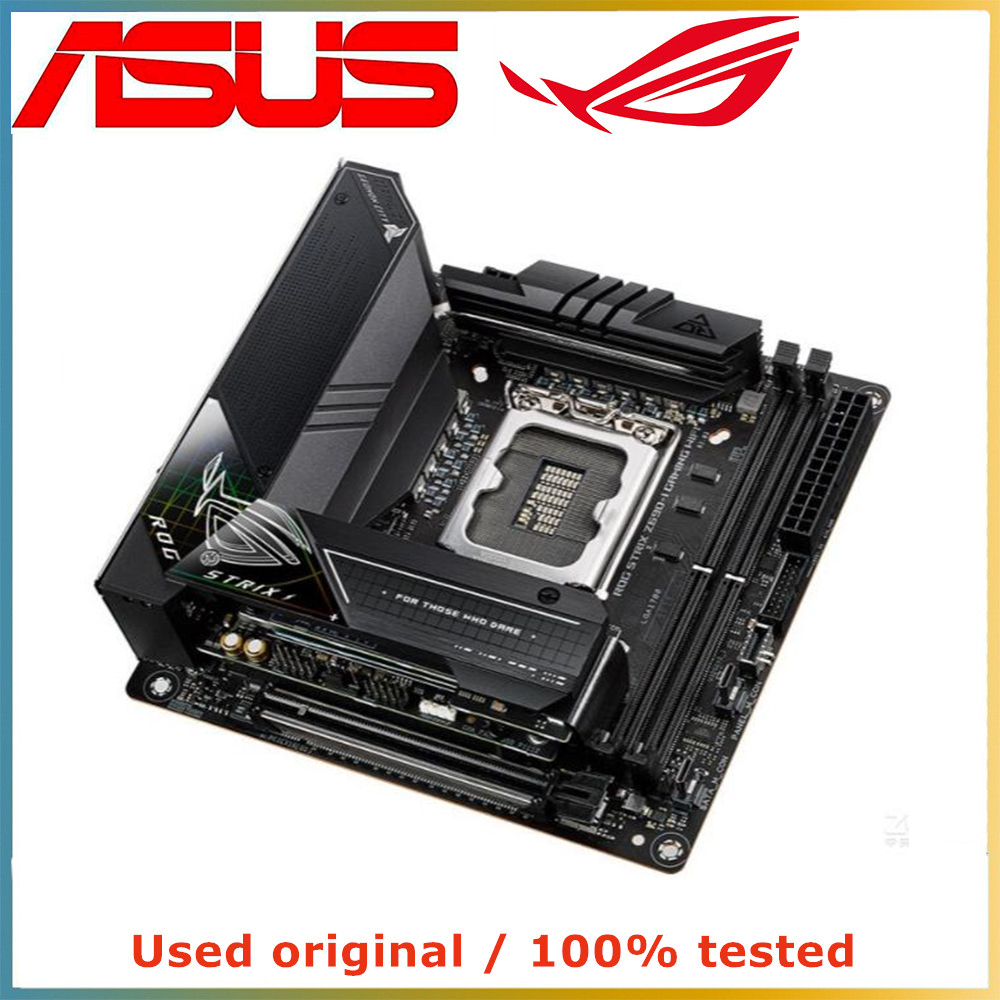 Placa-mãe ASUS ROG STRIX Z690- - Lga 1700 Ddr5 Itx Motherboard avaliação e preço